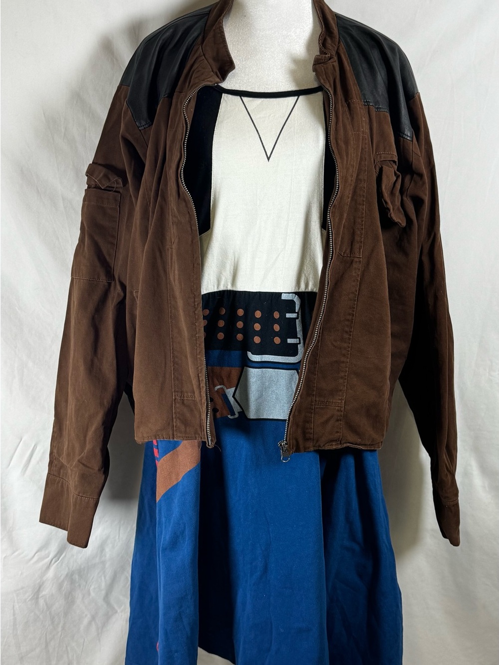 Her Universe Star Wars Han Solo skater dress w/ Jacket cosplay Costume 3X